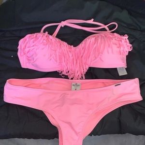 Hollister bikini with fringe